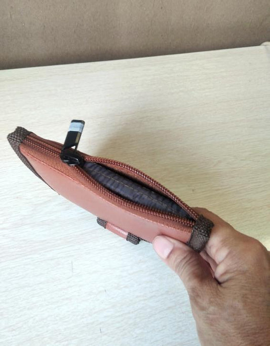 Handcrafted Compact Tract Organizer & Coin Purse