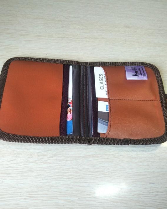 Handcrafted Compact Tract Organizer & Coin Purse